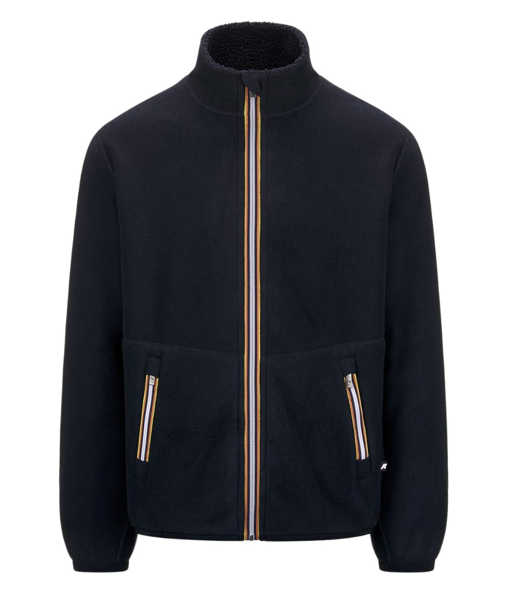 K-WAY Giacca Pascal Sherpa Polar D K3132PW Blu Notte