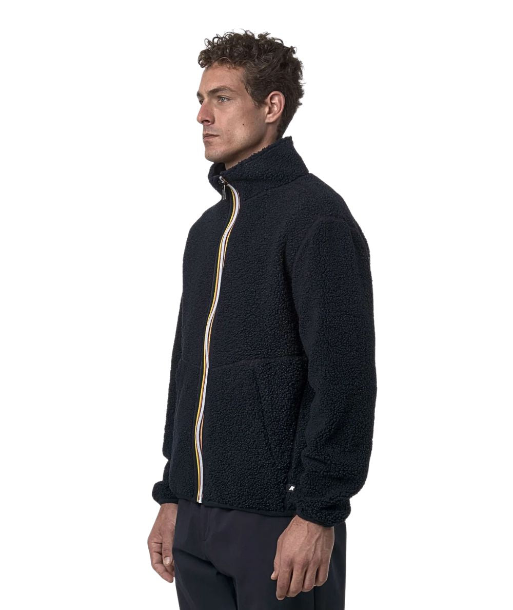 K-WAY Giacca Pascal Sherpa Polar D K3132PW Blu Notte