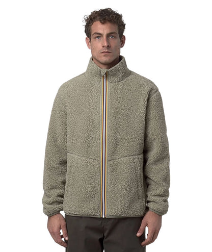 K-WAY Giacca Reversibile Pascal Sherpa Polar D K3132PW Beige