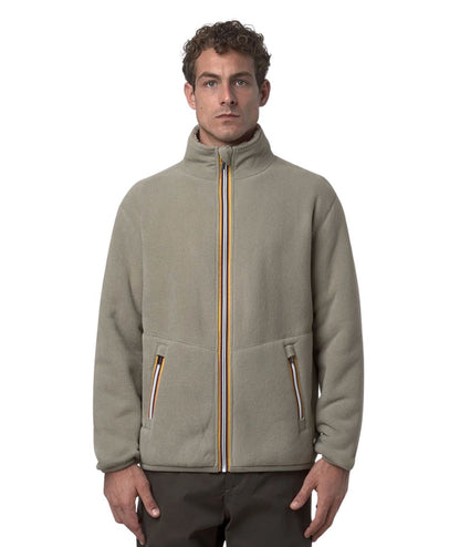 K-WAY Giacca Reversibile Pascal Sherpa Polar D K3132PW Beige