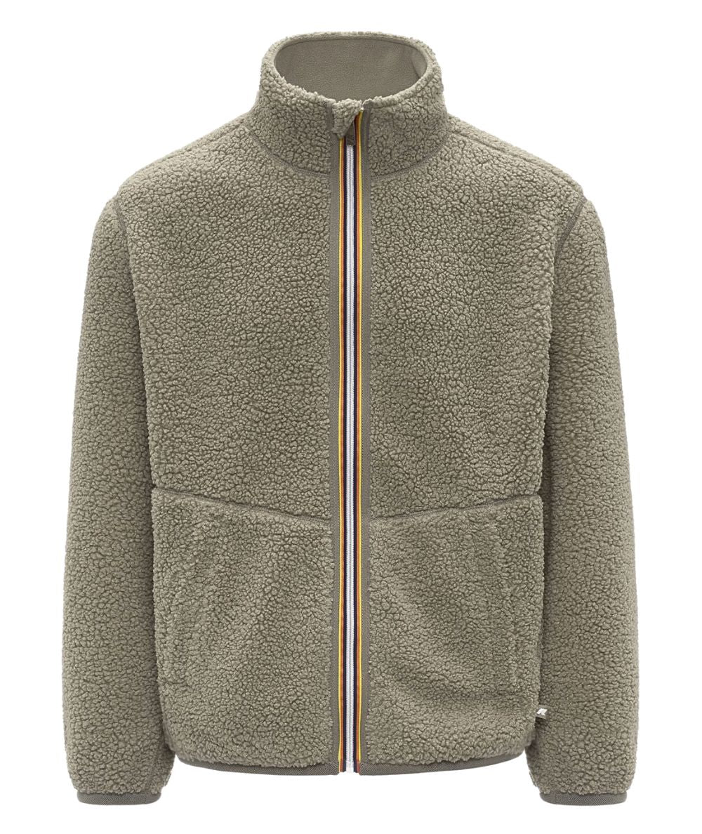 K-WAY Giacca Reversibile Pascal Sherpa Polar D K3132PW Beige