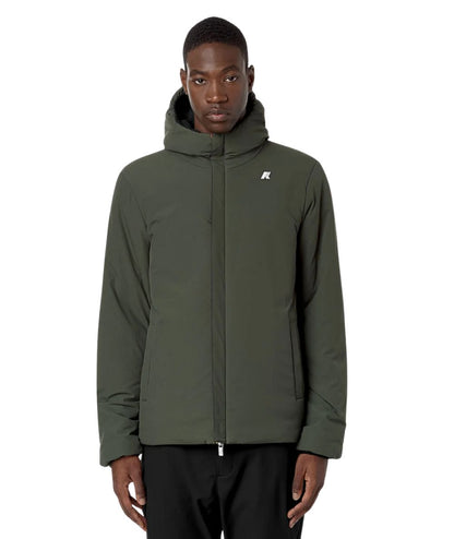 K-WAY Piumino Reversibile Jack St Warm Double K6128VW Nero Verde