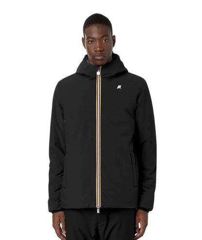 K-WAY Piumino Reversibile Jack St Warm Double K6128VW Nero Verde