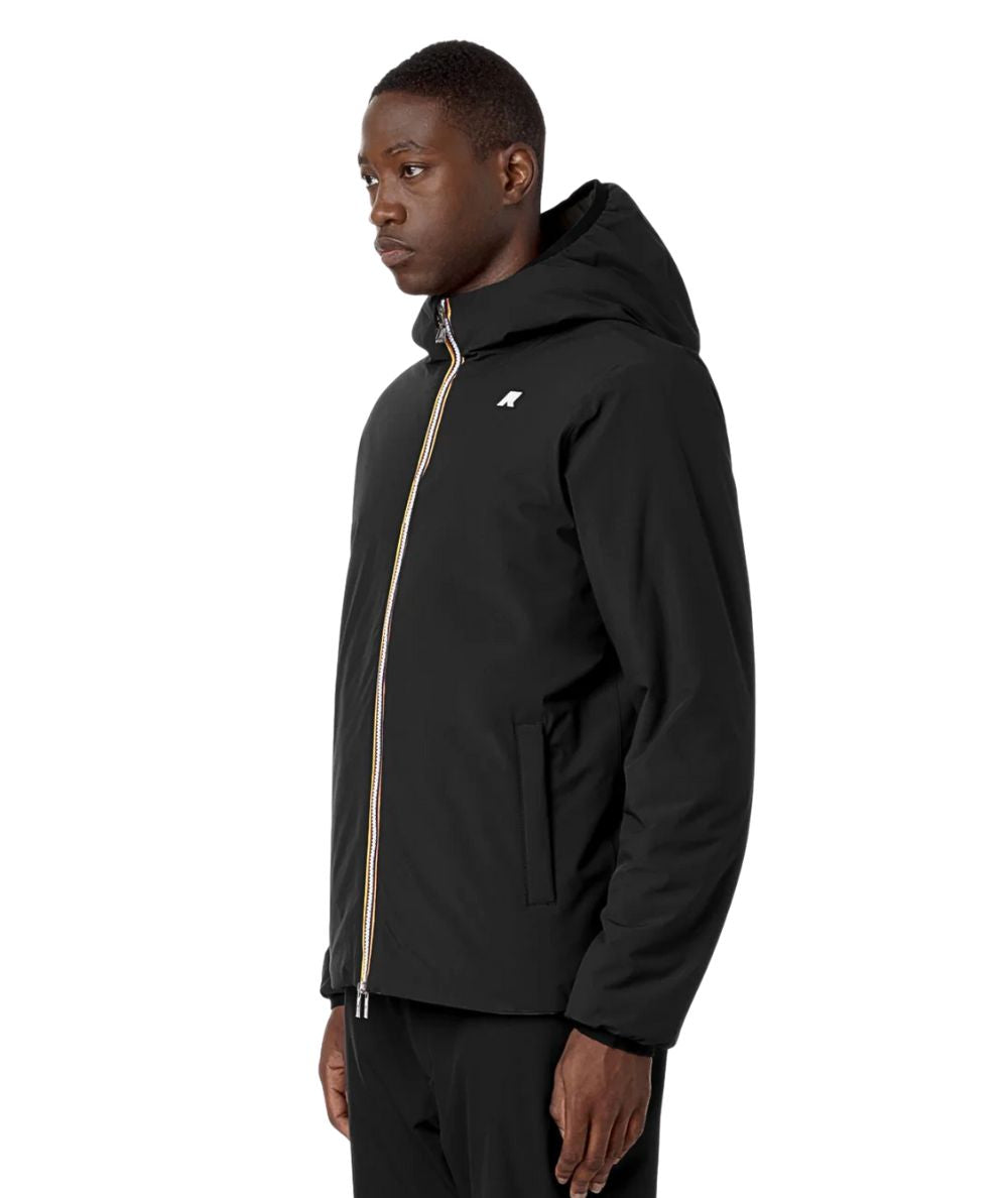 K-WAY Piumino Reversibile Jack St Warm Double K6128VW Nero Verde