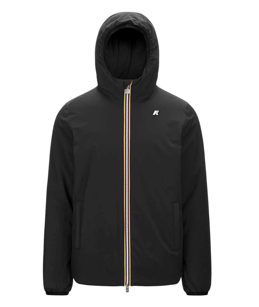 K-WAY Piumino Reversibile Jack St Warm Double K6128VW Nero Verde