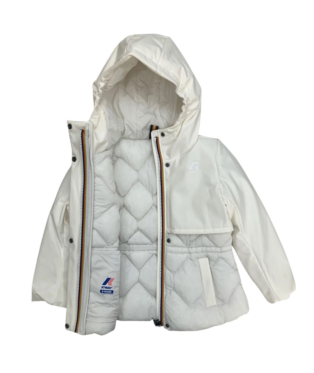 K-WAY Giacca P. Marlesse Hybrid Warm K81528W Bianco
