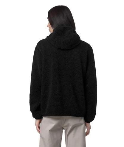 K-WAY Giacca Sherpa Reversibile K3132NW Nero