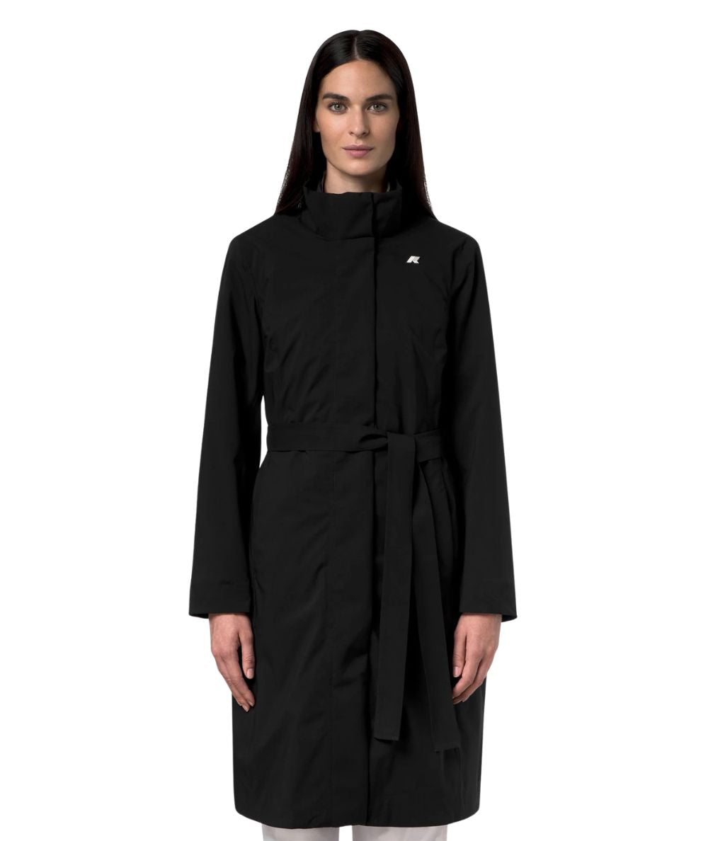 K-WAY Trench Lungo Miranda 3IN1 K2161CW Nero Beige