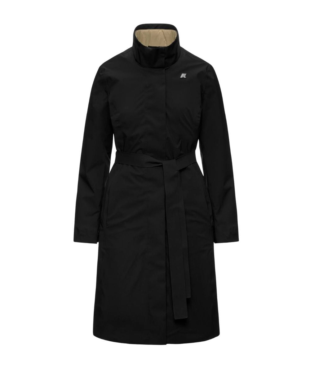 K-WAY Trench Lungo Miranda 3IN1 K2161CW Nero Beige