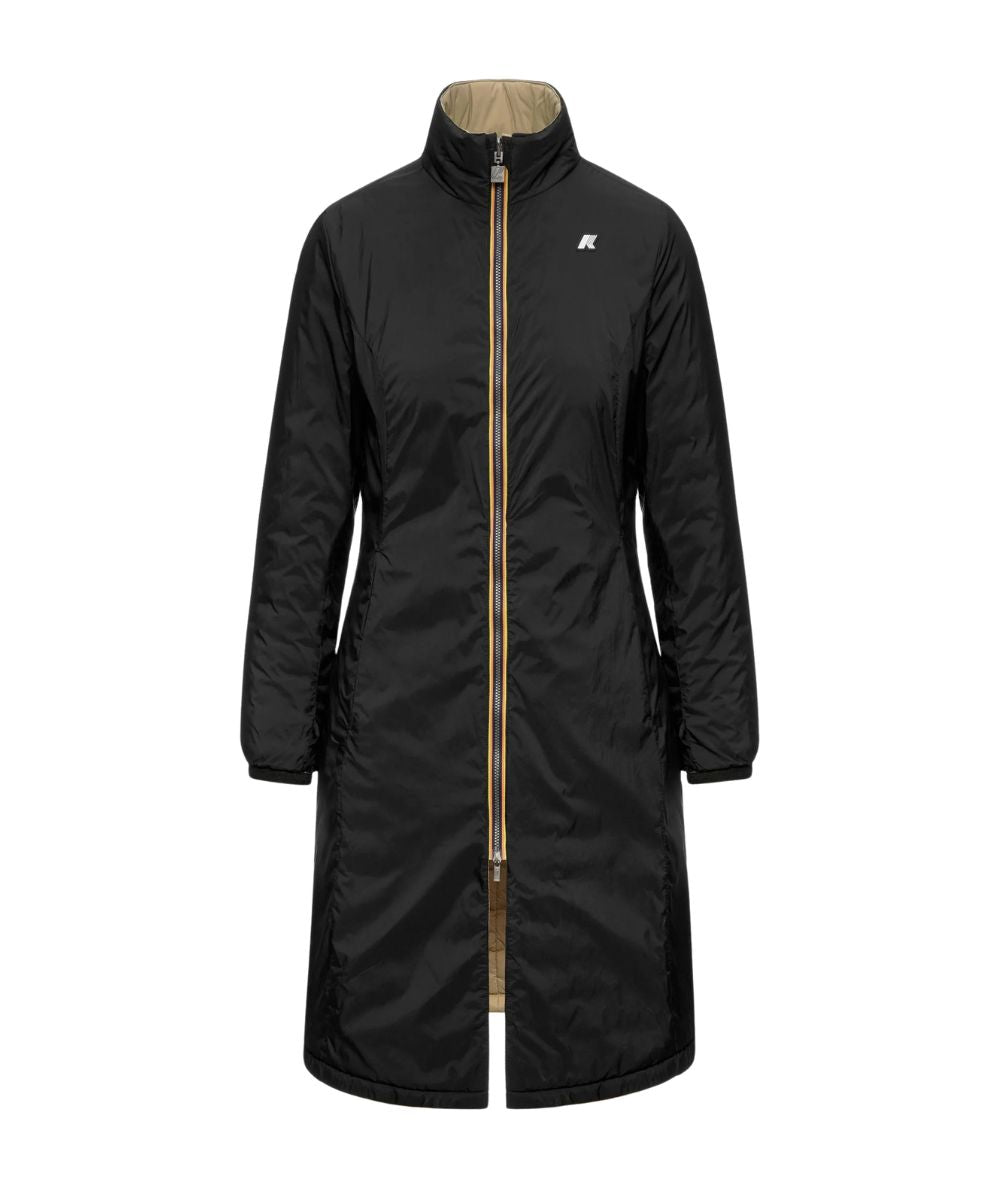 K-WAY Trench Lungo Miranda 3IN1 K2161CW Nero Beige