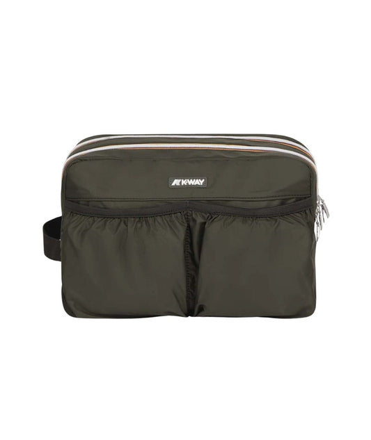 K-Way Beauty Case con Logo Albas K4127UW WMR Verde