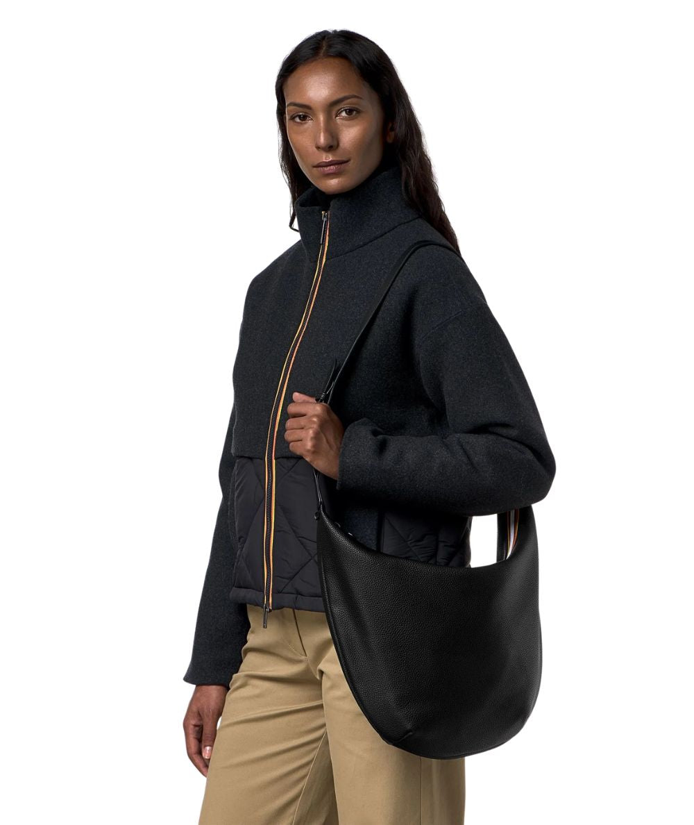K-Way Borsa Hobo Leaphee K31582W USY Nero