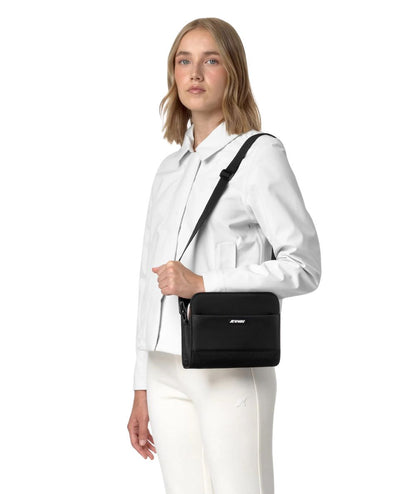 K-Way Borsa Pouch con Tracolla Marybell K8124ZW USY Nero