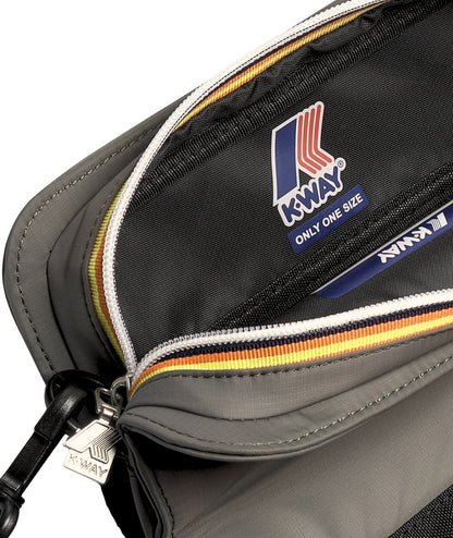 K-Way Borsa Pouch con Tracolla e Tasca Marybell K8124ZW WMR Verde Militare