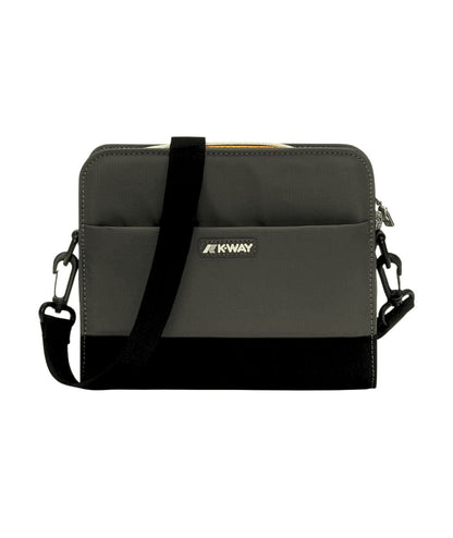 K-Way Borsa Pouch con Tracolla e Tasca Marybell K8124ZW WMR Verde Militare