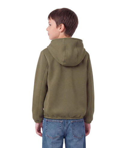 K-Way Giacca Felpa Reversibile P. Jack Spacer Nylon K8161BW Verde Militare Blu