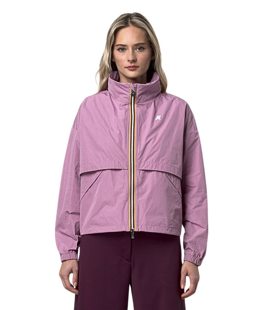 K-Way Giacca Impermeabile Aubette Memory Touch K8132PW H41 Violetta