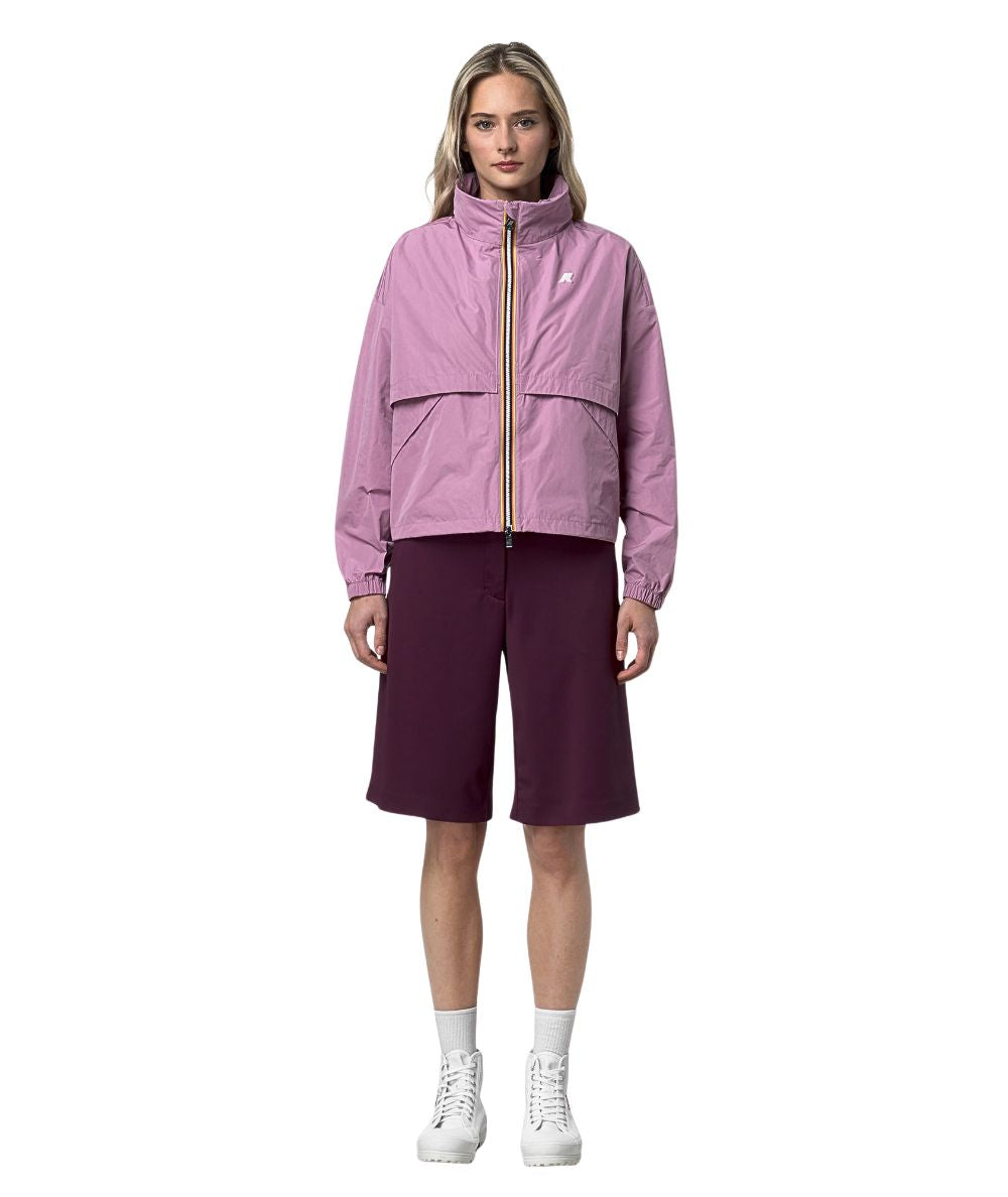 K-Way Giacca Impermeabile Aubette Memory Touch K8132PW H41 Violetta