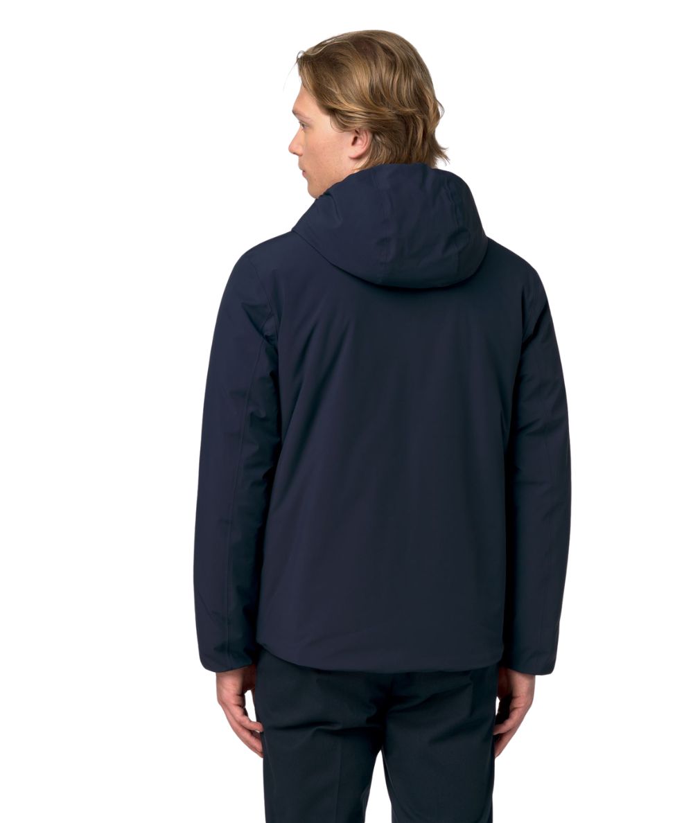 K-Way Giacca Jacob St Warm Double K6128VW Blu Scuro Rosso