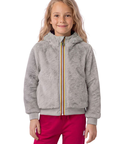 K-Way Giacca P. Deva Light Spacer Fur K5134NW Nero - Grigio