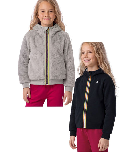 K-Way Giacca P. Deva Light Spacer Fur K5134NW Nero - Grigio