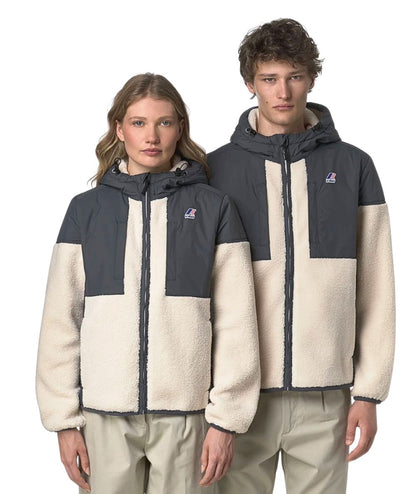 K-Way Giacca Samson 4.0 Orsetto K5122SW Grigio Ecrù