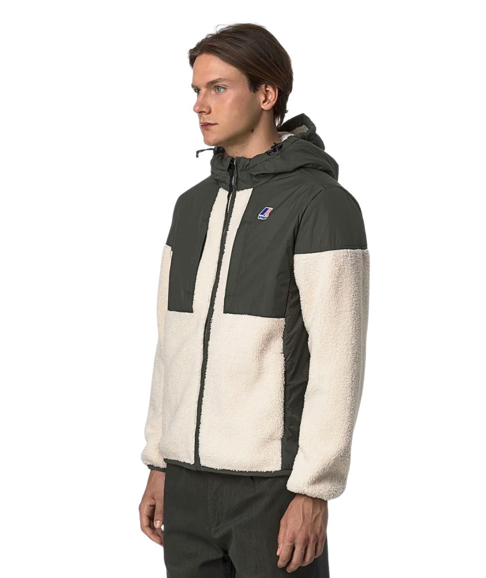 K-Way Giacca Samson 4.0 Orsetto K5122SW Verde Militare