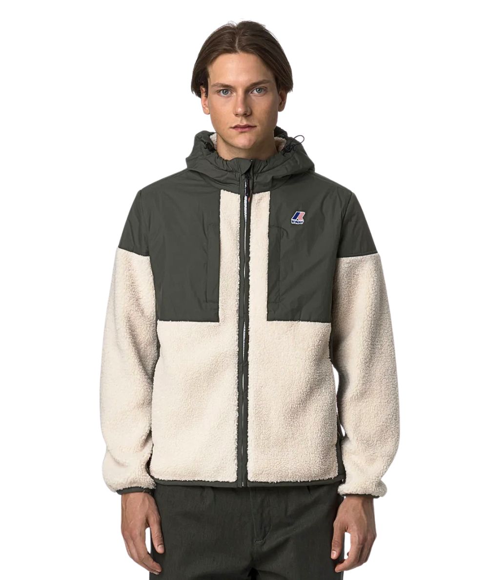 K-Way Giacca Samson 4.0 Orsetto K5122SW Verde Militare