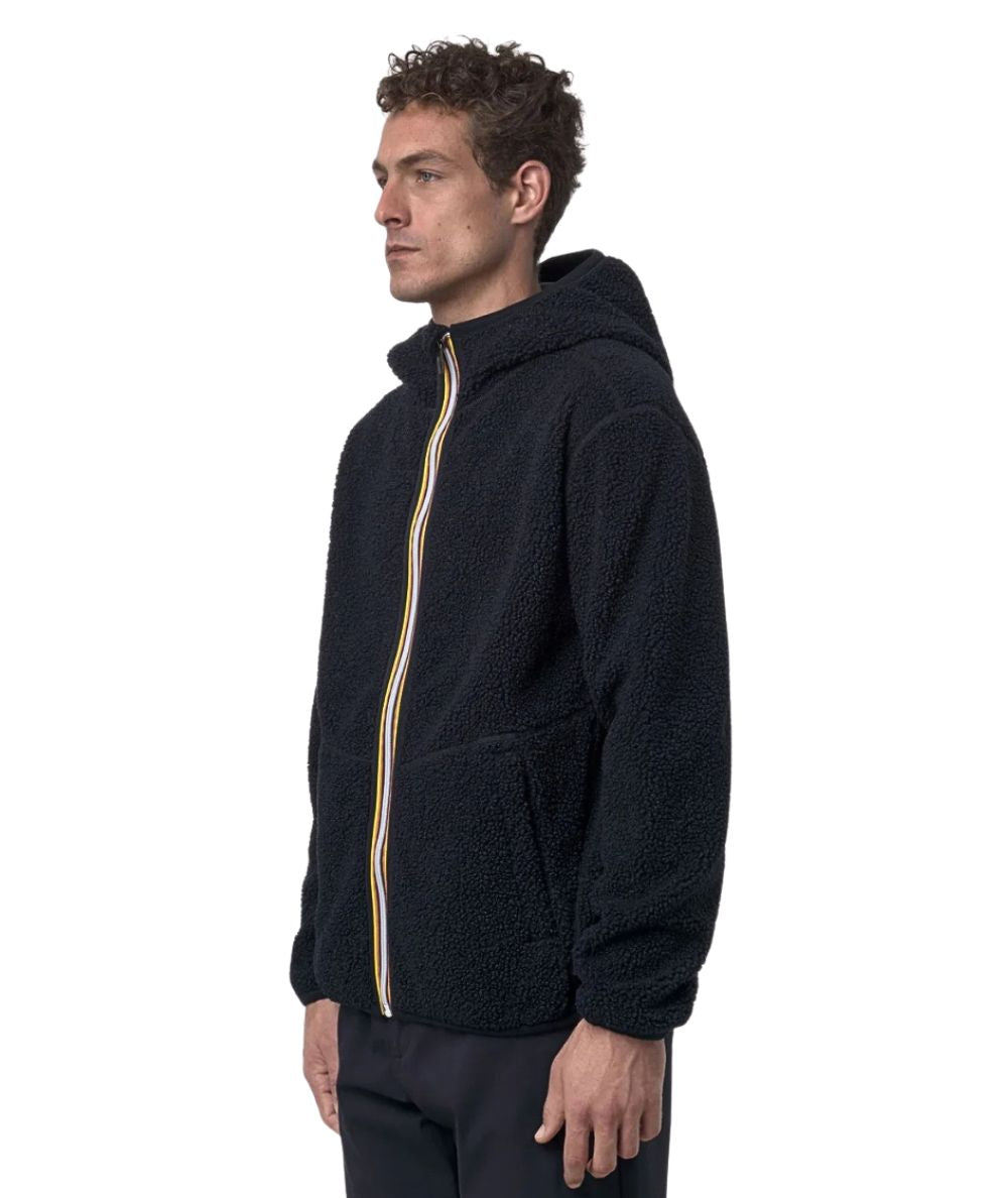 K-Way Orsetto Jack Sherpa Polar Double K3132NW Blu Scuro