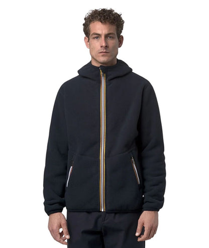 K-Way Orsetto Jack Sherpa Polar Double K3132NW Blu Scuro