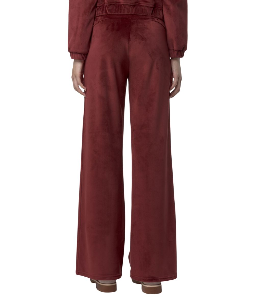 K-Way Pantalone Jenny in Velluto Polar K7128CW Rosso Mattone