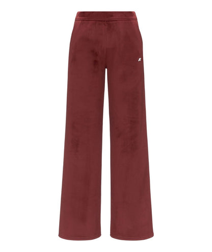 K-Way Pantalone Jenny in Velluto Polar K7128CW Rosso Mattone