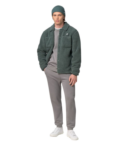 K-Way Pantaloni Unisex in Felpa Philbert Brushed Pc K81374W Grigio
