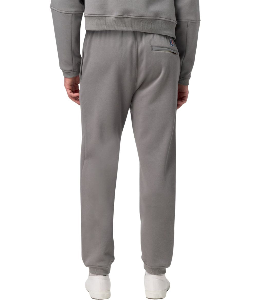 K-Way Pantaloni Unisex in Felpa Philbert Brushed Pc K81374W Grigio