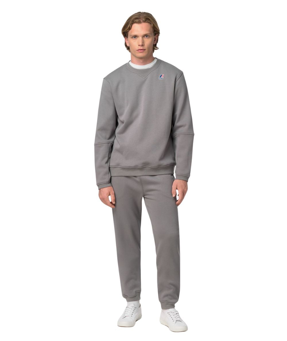 K-Way Pantaloni Unisex in Felpa Philbert Brushed Pc K81374W Grigio