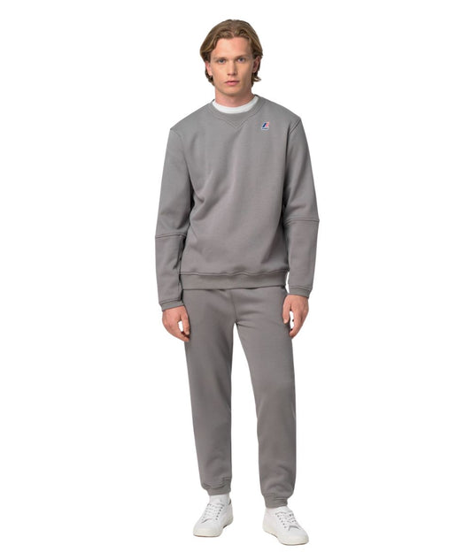 K-Way Pantaloni Unisex in Felpa Philbert Brushed Pc K81374W Grigio