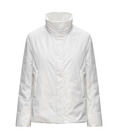 K-Way Piumino Corto Marlette Twill Soft K8144BW DCV Bianco