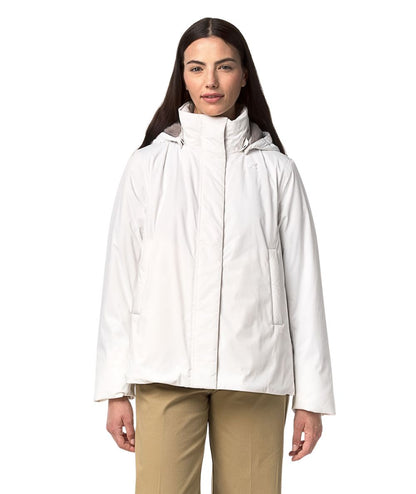 K-Way Piumino Corto Marlette Twill Soft K8144BW DCV Bianco