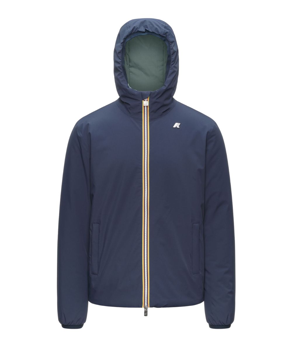 K-Way Piumino Jacob St Warm Double K6128VW Blu Scuro Verde