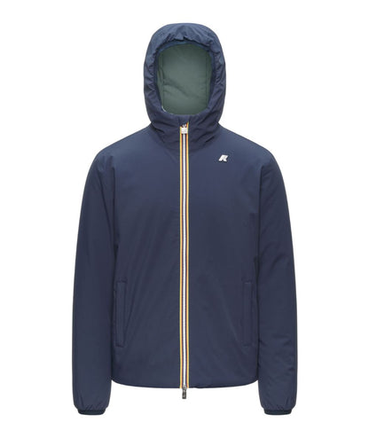 K-Way Piumino Jacob St Warm Double K6128VW Blu Scuro Verde