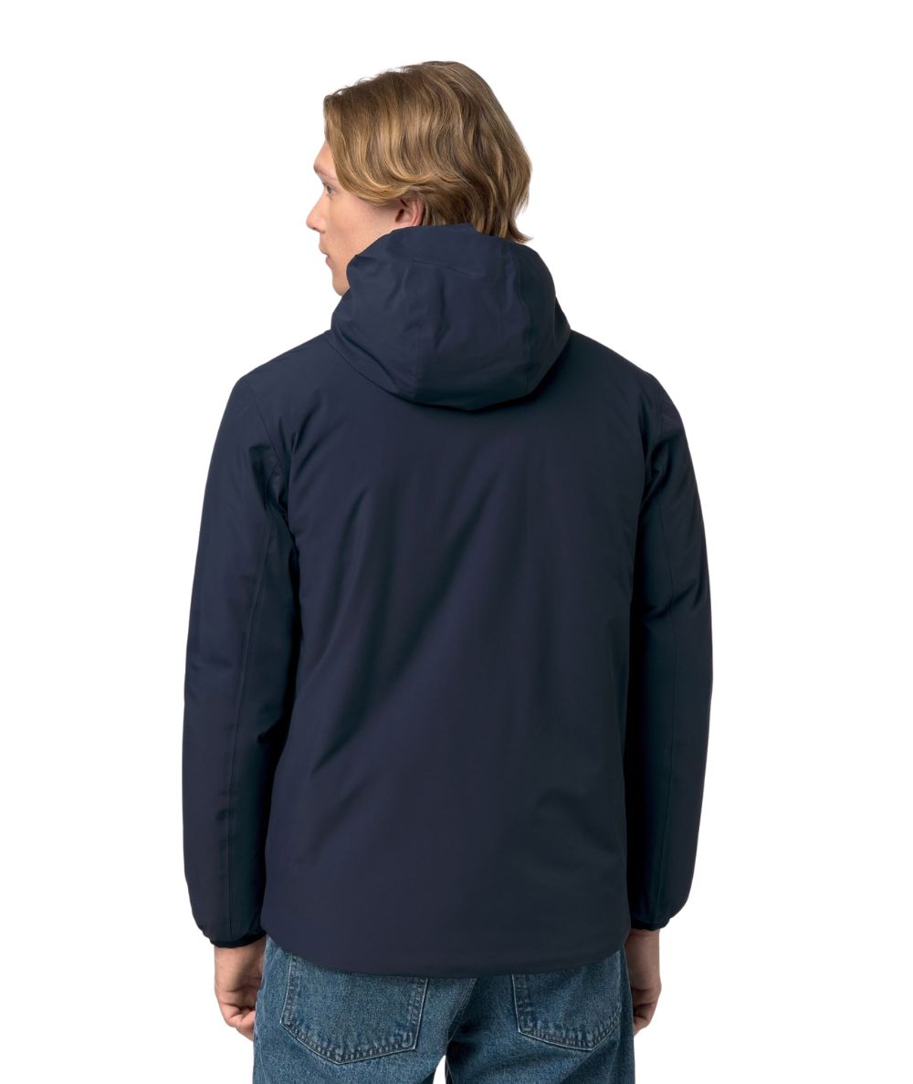 K-Way Piumino Jacob St Warm Double K6128VW Blu Scuro Verde