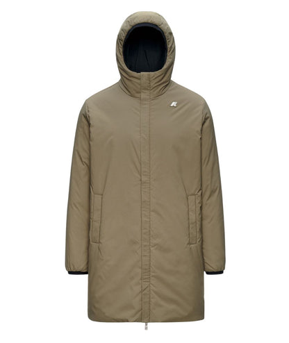K-Way Piumino Jacob St Warm Double K6128WW Nero Verde Militare
