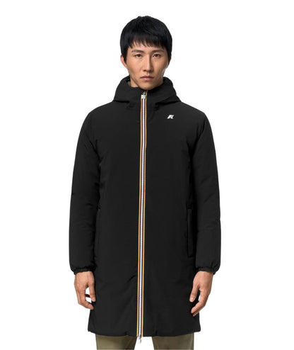 K-Way Piumino Jacob St Warm Double K6128WW Nero Verde Militare