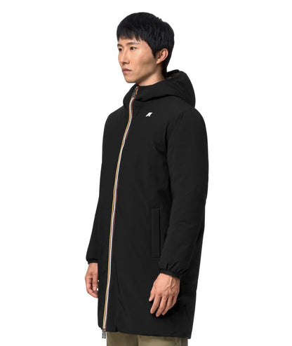 K-Way Piumino Jacob St Warm Double K6128WW Nero Verde Militare