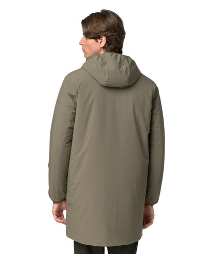 K-Way Piumino Jacob St Warm Double K6128WW Verde Militare Blu Scuro