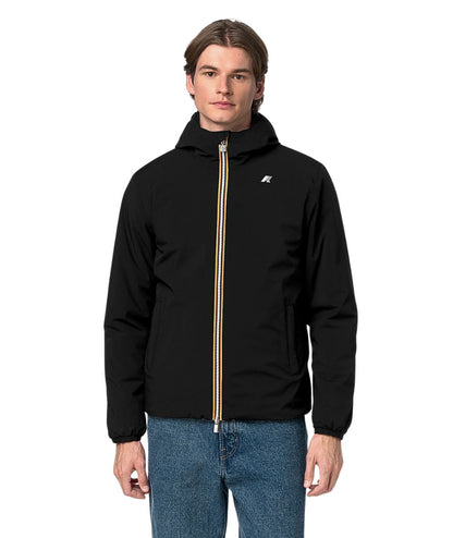 K-Way Piumino Jacob St Warm Reversibile K6128VW DBN Nero Beige