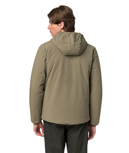 K-Way Piumino Jacob St Warm Reversibile K6128VW Verde Militare Beige
