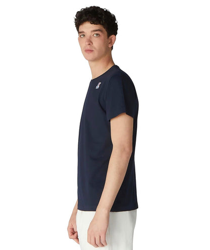 K-Way T-Shirt Le Vrai Edouard K007JE0 K89 Blu Scuro