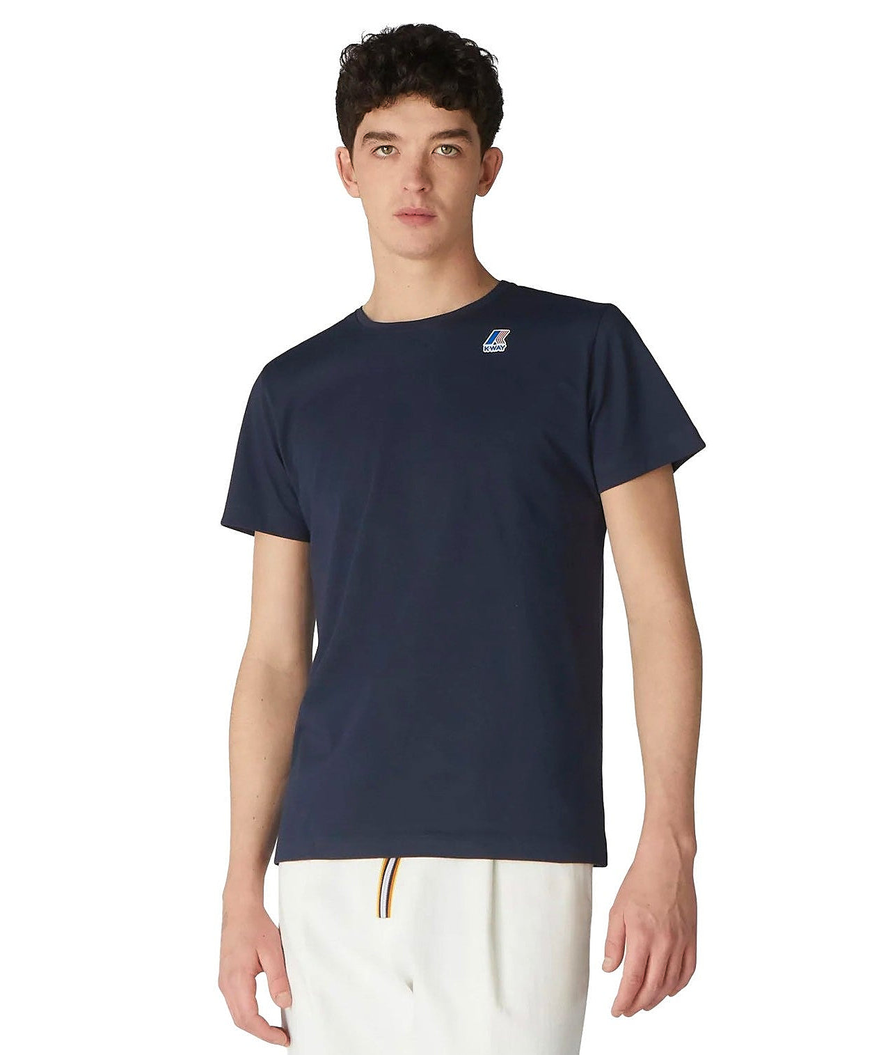 K-Way T-Shirt Le Vrai Edouard K007JE0 K89 Blu Scuro