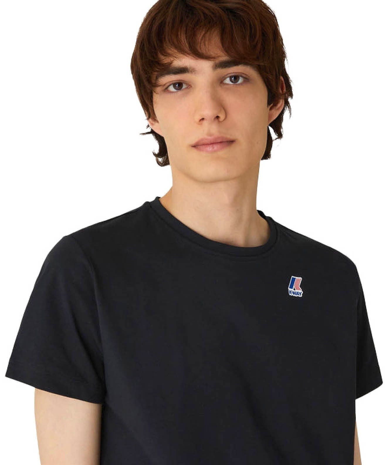 K-Way T-Shirt Le Vrai Edouard K007JE0 USY Black